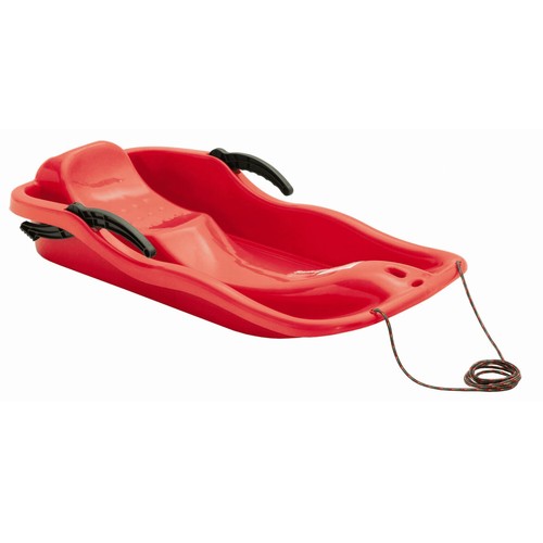 Luge plastique rouge ou - rouge,