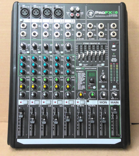 Mackie profx8v2 channel - mackie,