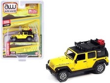 JEEP Wrangler Unlimited 4x4 - 2018 - yellow / black - Auto World 1:64