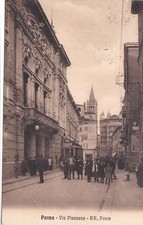 PARMA: Via Pisacane - RR. Post - Tram 1915