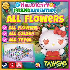 Hello Kitty Island Adventure ALL Flowers ?Apple Arcade | Nintendo | Steam