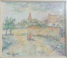 ✅ Impressionist painting painting signed Lélia Pissarro Camille Pissarro rating