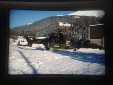 Super Puma T-325 (sxf) Swiss Air Force Police WEF 2003 Kodachrome 64 slide