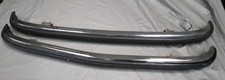 Fiat 126 First Series Front and Rear Bumpers With Rubber