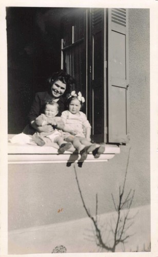 Old photograph young woman - old, and