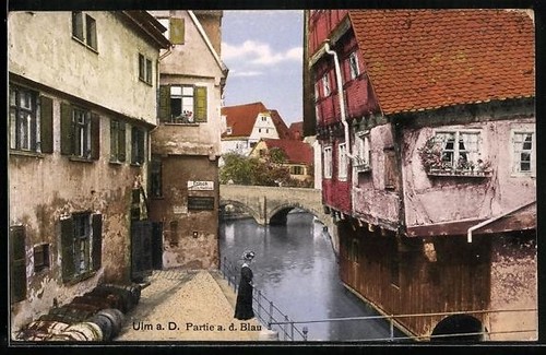 Carte postale ulm lot - postale, d.,