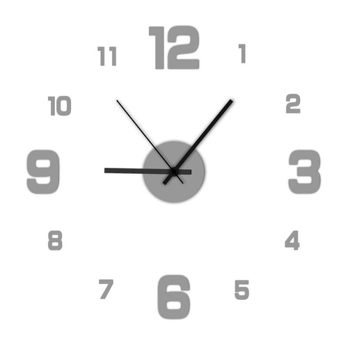 Horloge murale lumineuse - murale, 3d