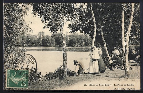 Cpa étang saint remy - Étang, saint-remy,