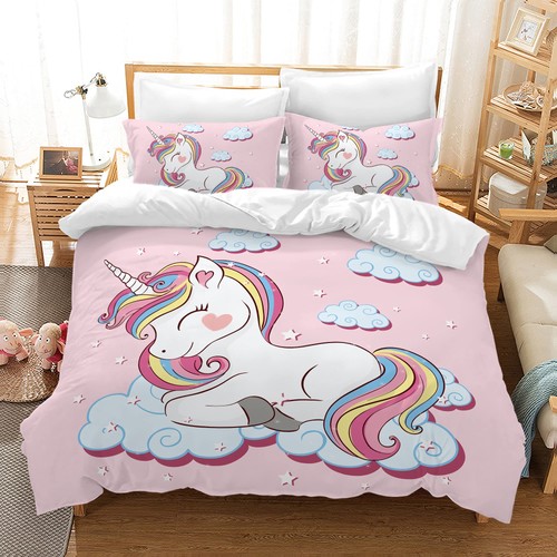 Licorne housse couette - housse,