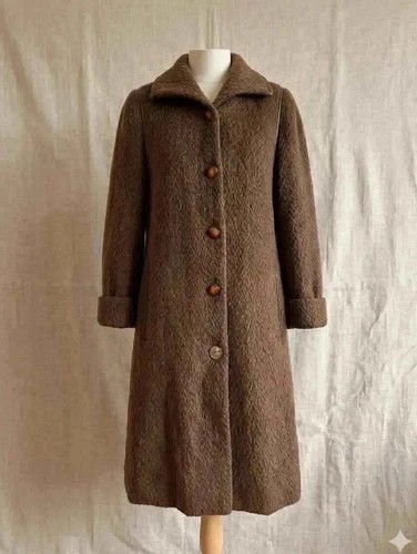Manteau peignoir laine mohair - peignoir,