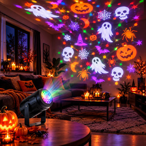 Projecteur halloween led - projecteur,