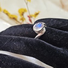 Bague Argent Pierre De Lune