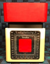 Antique Vintage Plastic Terrain Balance Kitchen Utensil White & Red