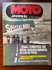 MOTO JOURNAL n°390 du 14/12/1978; Essai Suzuki Bimota et CCM de Trial/ Cross 500