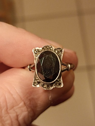 Bague ancienne argent - bague, en