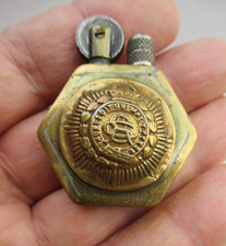 HONI SOIT QUI MAL Y PENSE  WW1 FRENCH LIGHTER BRIQUET DE POILU trench art 45 mm