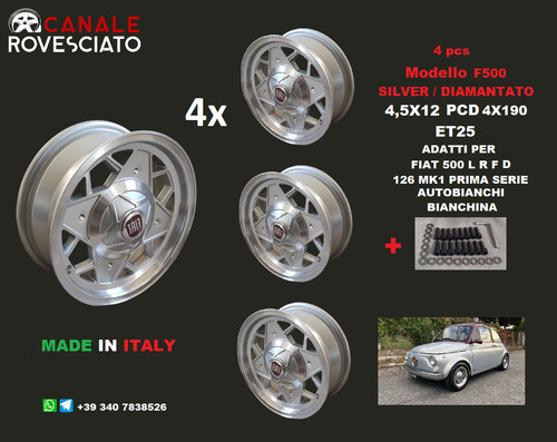 Jantes alliage fiat 500 - alliage,