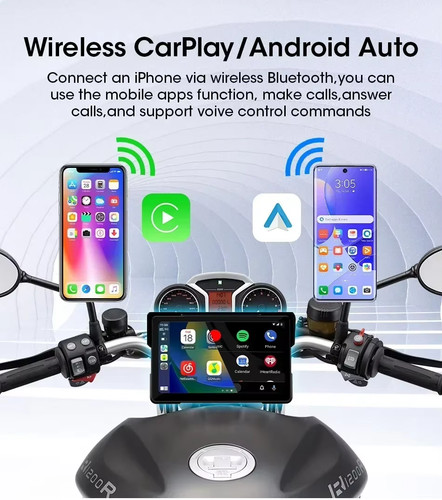Ecran carplay pour moto - pour,