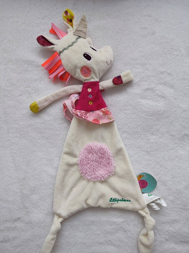Doudou plat louise licorne - louise,