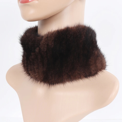 Warm scarf real farm mink - real, fur