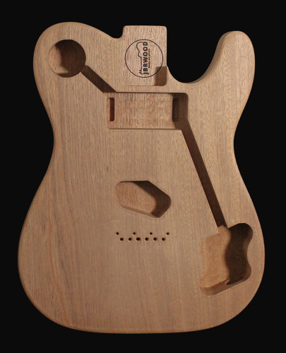 Corps telecaster acajou - corps,
