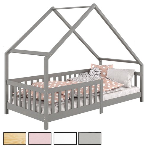 Lit cabane asymétrique pour