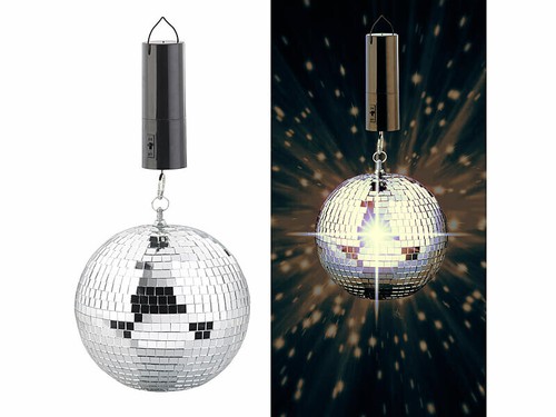 Boule disco rotative cm - boule, Ø