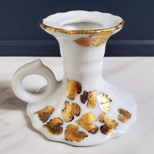 Bougeoir En Porcelaine "Le