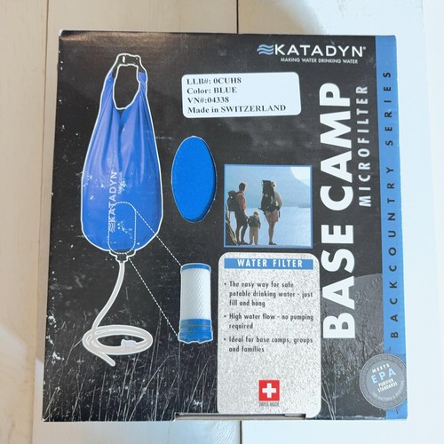 Katadyn base camp microfilter - katadyn,