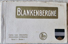 Old postcard notebook BLANKENBERGHE 10 cards - Belgium - Ed. NELS