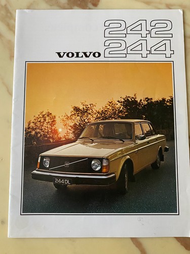 Brochure volvo 242 244 - brochure,