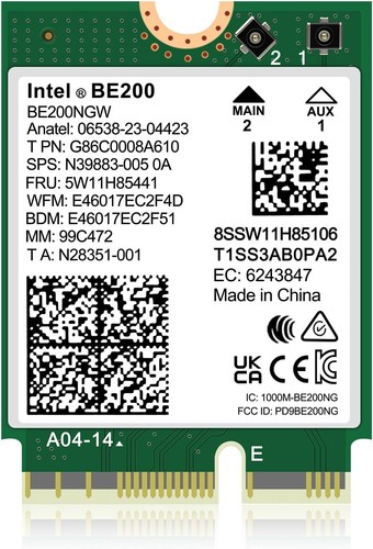 Wifi intel be200ngw - wifi,