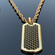 Collier pendentif homme en or
