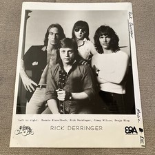 Rick Derringer Press Photo 8x10”. See Description.