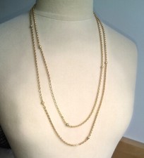 Longue chaine en or massif