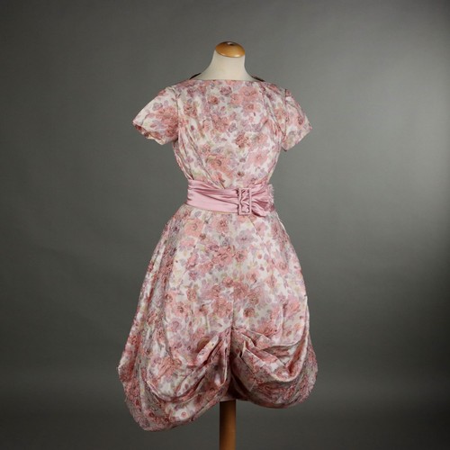 Robe vintage soie avec - vintage,