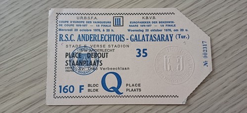 Ticket 1976 rsc - rsc, vs