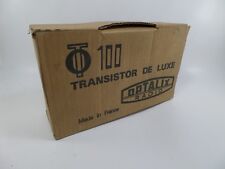carton vide pour transistor OPTALIX T100 / vintage transistor 70's box