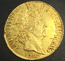 Double Louis d'or aux 8 L et