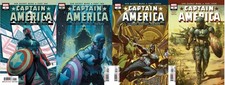 CAPTAIN AMERICA #1 2 3 4 SET 1ST PRINTING MARVEL 2025 ZDARSKY 1ST COLTON