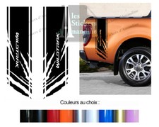 2x DECO BANDS DUMPSTER PICK UP FORD RANGER 4X4 4WD WILDTRAK STICKER BD621-4