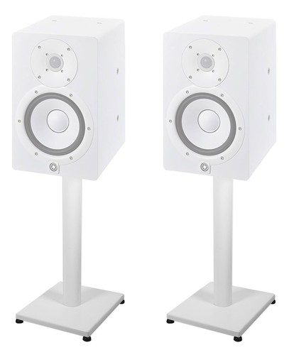 White steel stands - steel,