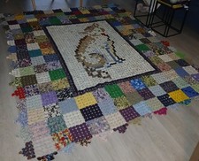 GRAND JETE DE LIT FAIT MAIN