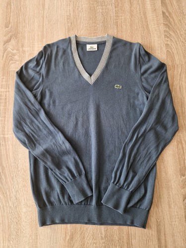Lacoste pull coton bleu - pull,