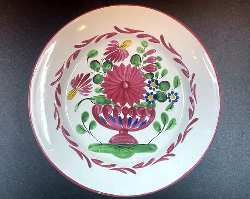 Ancien assiette faïence - ancien, de
