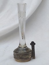 Porte menu soliflor argent et