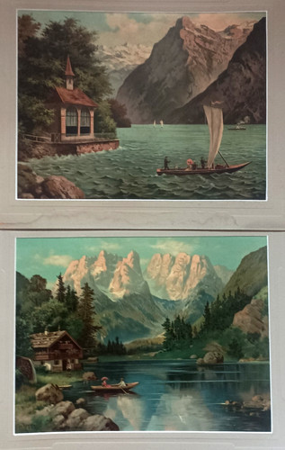 Paire chromolithographies - paire, de