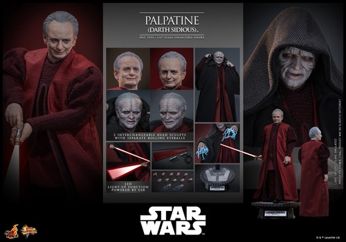 Hot toys star wars palpatine - toys,