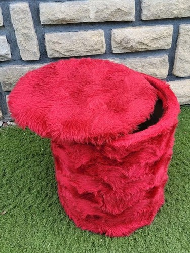 Vintage pouf moumoute années - vintage,