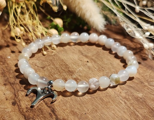 Bracelet agate fleur - fleur, de